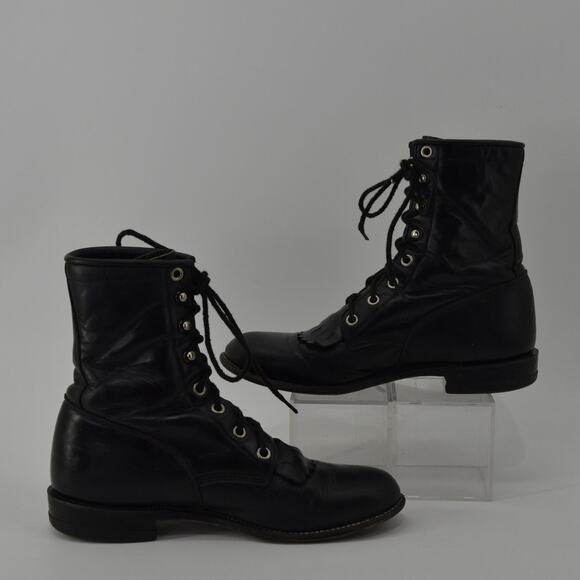 Justin Boots Womens Size 6 USA Western Roper Rodeo Cowgirl - Picture 6 of 13